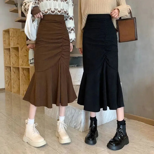 High Waist Midi Skirts